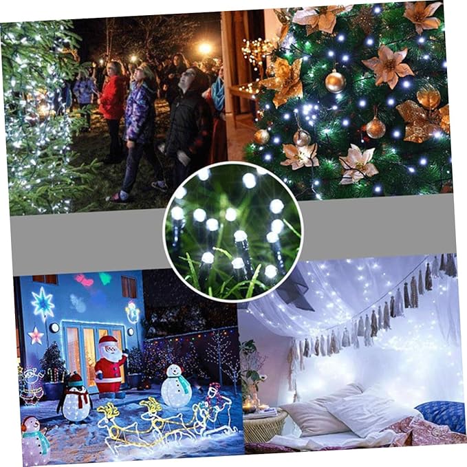 Solar Powered LED String Lights Beads Colors Decorative Outdoor Garden Patio Lawn Lighting for Festive Parties | Lumora