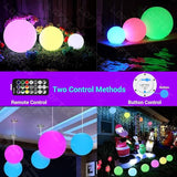 LOFTEK LED Pool Lights That Float - 8-inch Globe Lamp Rechargeable - 16 RGB Lamp with Handle & Remote, Waterproof | Lumora