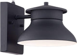 John Timberland Danbury Farmhouse Industrial Rustic Outdoor Barn Light Fixture Black LED Dusk to Dawn 6" for | Lumora