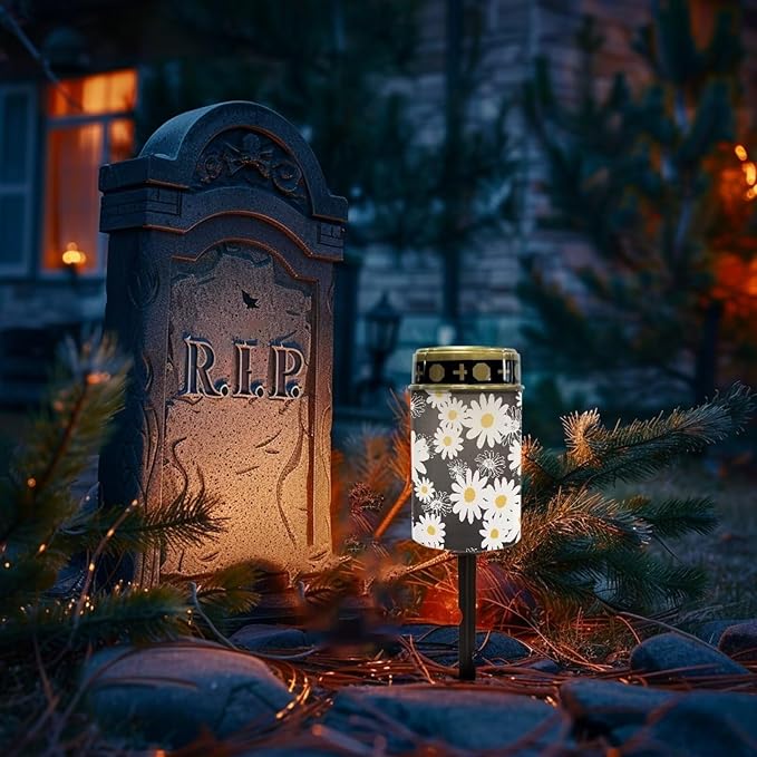 Daisy Solar Garden Light Garden Decoration Waterproof Solar Light Outdoor Solar Powered Landscape Path Light for Path, Yard, Driveway Solar Pathway Lights Outdoor