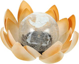 LIFKOME Solar Lotus Lantern Led Garden Lights Solar Pathway Lights Landscape Outdoor | Lumora