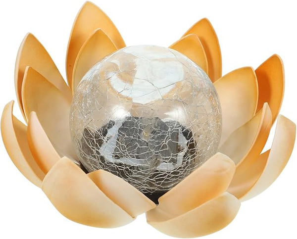 LIFKOME Solar Lotus Lantern Led Garden Lights Solar Pathway Lights Landscape Outdoor | Lumora
