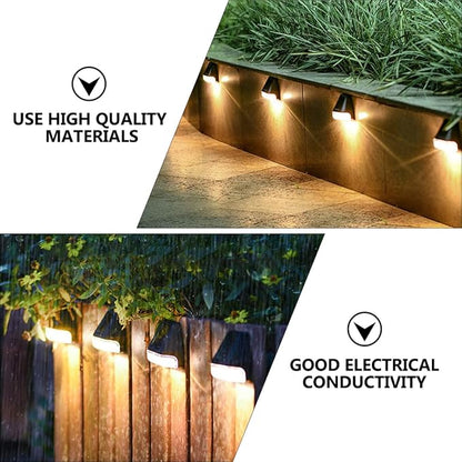 Angoily Solar Light Outdoor Led Solar Wall Lamp Automatic Charging Garden Decorative Light