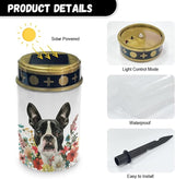 Boston Terrier Solar Garden Lights,Pathway Garden Lights Solar Outdoor LED Solar Powered Firay Lights for | Lumora