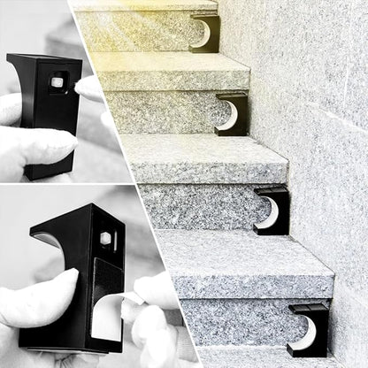 8 Pack Solar Step Lights Outdoor, IP65 Waterproof LED Stair Lights with RGB Color Changing for Garden, Patio, Yard, Deck, Front Step & Porch