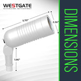 Outdoor Landscape Spotlights – 3000K/4000K/5000K Color Changing Options in Aluminum Housing – 120 Voltage | Lumora