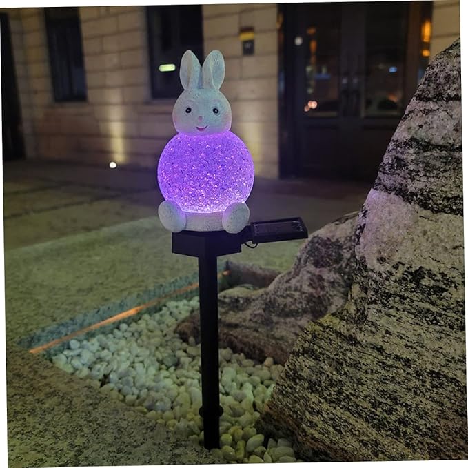 ibasenice Solar Garden Light Led Outdoor Decor Colorful Solar Pathway Light for Gardens Yards and Patios High-Efficiency Charging and Rated