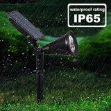 led Solar Landscape Lights,Waterproof Outdoor Solar Spotlight 2-in-1 Multi Use Outdoor Wall Lights, Decorative | Lumora