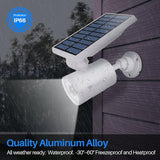 Solar Motion Sensor Light Outdoor of 2, Motion Sensor Solar Lights Aluminum Cameras Fill Flood Security Spotlights | Lumora