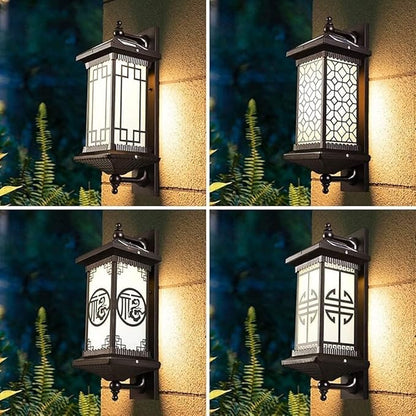 BTZHY Outdoor Lamp Post Light Victoria Large Outdoor Wall Light 58 cm V-intage Wall Mount Lamp Waterproof Exterior Lamp Aluminum Lamp Applique Edison Resistant to Intemit Wall Lamp,Chandeliers led