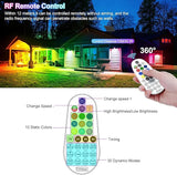 CLY Solar 6 in 1 RGB Spotlights Outdoor Garden, 10 Colors 12 Modes Solar Garden Floodlight Landscape Spotlights | Lumora