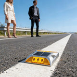 Solar Pathway Lights | LED Garden Pathway Lighting | LED Solar Powered Driveway - Outdoor Security Flood Light | Lumora