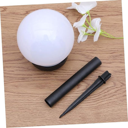 4pcs Solar Lawn Ground Plug Lights Waterproof Outdoor Courtyard Solar Garden Lights Warm White for Landscape Pathway Decoration