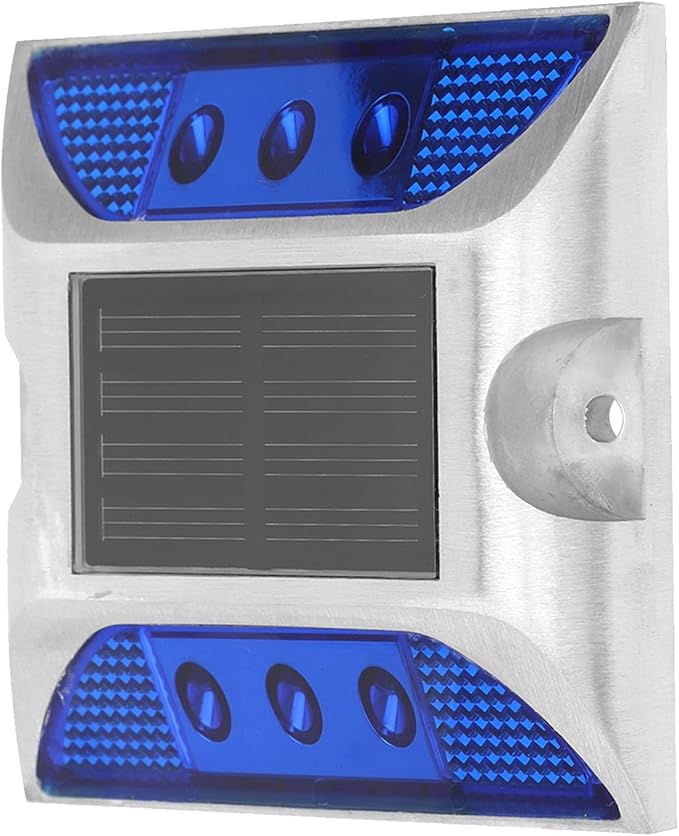 LED Solar Power Ground Marker Lights, Outdoor Driveway Road Spike Lamp, Solar - Powered LED Ground Light with 1000m | Lumora