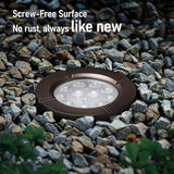 LEONLITE Dia. 4 Inch 5CCT Well Lights Landscape LED In Ground, 5 Color Temperature Selectable, 12-24V AC/DC CRI90 | Lumora