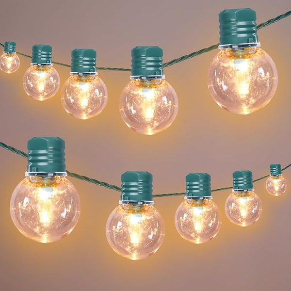 Afirst LED Outdoor String Lights Waterproof with 100 Bulbs, 34ft Patio Lights for Garden Backyard Porch Holiday | Lumora