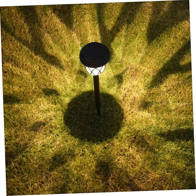 DOITOOL 6pcs Solar Outdoor Garden Lights Led Lawn Lamp for Pathway and Landscape Decor Solar Stake Lights Automatic Day Night Function