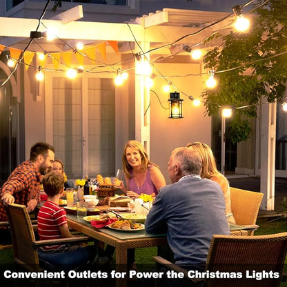 OKELI Retro Industrial Black Outdoor Wall Lights with GFCI Outlet - Dusk to Dawn & Motion Sensor Porch Light, 3 Modes, Waterproof Anti-Rust Exterior Sconce for Porch,Garage, Patio, House