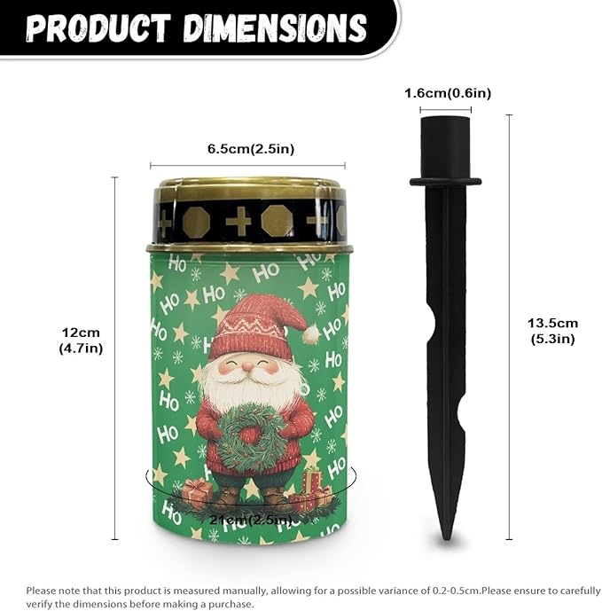 Santa Claus Solar Garden Stake Lights Outdoor Waterproof Landscape Lights Flameless Home Decorative Lights LED Lantern Christmas Party Decor