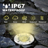 8Pack Low Voltage Landscape Lights with Connectors 3W LED 12-24V In-Ground Lighting IP67 Waterproof Garden Lights | Lumora