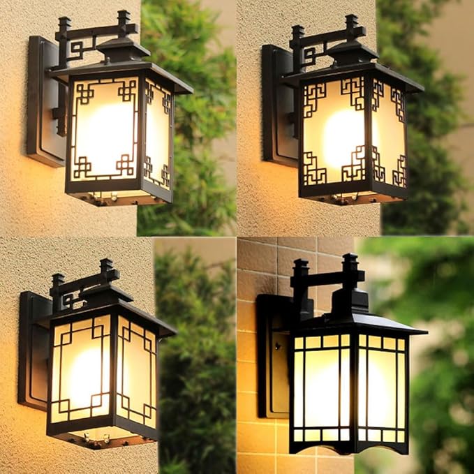 New Chinese Style Outdoor Waterproof Wall Light,European E26 Modern Simple s Lamp,Balcony Stair Corridor Aisle | Lumora