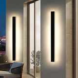 Mikeru 59inch Long LED Wall Light, 3000k Exterior Wall Sconces, Acrylic Invisible Exterior Wall Light for Porch | Lumora