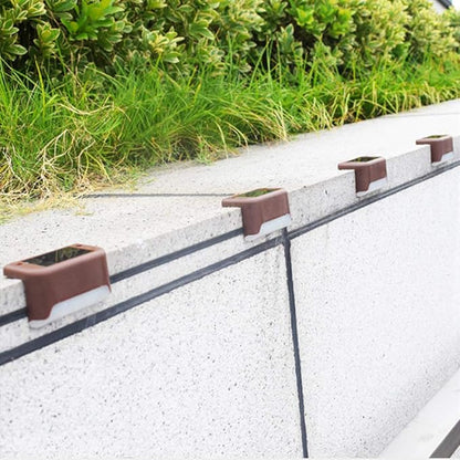 MODOAO Solar Deck Lights Solar Step Lights Waterproof Led Solar Lamp Led Solar Fence Lamp for Patio, Stairs,Garden Pathway, Fences and Path and Driveway (12 Pack)