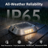 Solar Driveway Lights for Outside, 6 Pack Outdoor Waterproof Solar Deck Lights, 3000K Warm White, Automatic Garden | Lumora