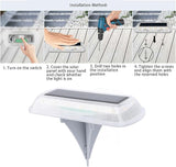 4 Pack Solar Ground Lights, IP65 Weatherproof, 3000K Warm White LED, Outdoor Solar Pathway Lights for Garden Lawn | Lumora