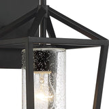 NUVO 60/6592 Hopewell Lighting Fixture, 1Lt Medium Lantern, Matte Black - Outdoor Wall Light | Lumora
