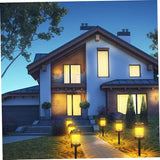 6pcs Solar Lawn Light Led Solar Garden Lights Outdoor Landscape Lamp Ground Plug Landscape Pathway for Outdoor | Lumora