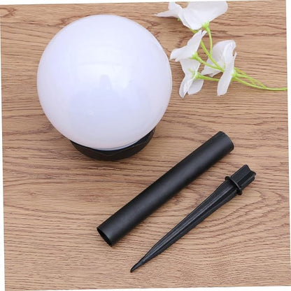 Alipis 2pcs Solar Lawn Lights Waterproof Solar Garden Path Lights Warm White Outdoor Landscape Ground Plug Lighting for Courtyard and Patio
