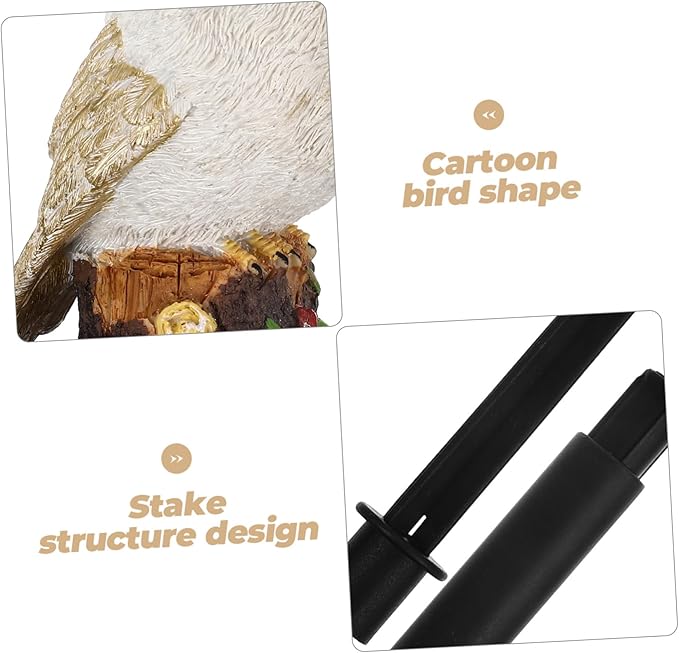 Solar Pathway Lights Led Stake Solar Lamp Bird Ornament for Garden Lawn and Decorations Easy to Install Random Designs