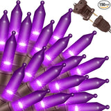 LAMPHOME Purple Christmas Lights Decoration 150Lights 31.9ft UL Certified Mini Bulb String Lights Set for Outdoor | Lumora