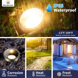 Gardenreet Low Voltage Brass Well Lights - LED 12V Weatherproof In-Ground Replaceable Bulb - Outdoor Path Light | Lumora