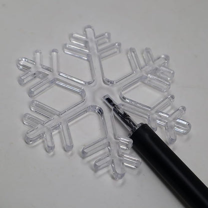 Solar Led Pathway Lights Snowflake Path Light for Christmas Decoration Waterproof Garden Light Yard Decoration Warm White (Snowflakes)