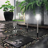 6pcs Solar Path Lights Outdoor Yard Garden Landscape Lamps 55 Stainless Steel White Light Waterproof for Lawn and | Lumora