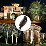 LED Spot Lights Outdoor Landscape Lighting 107 (2 Pack) – Solid Brass Spotlight LED Yard Lights Security Landscape | Lumora
