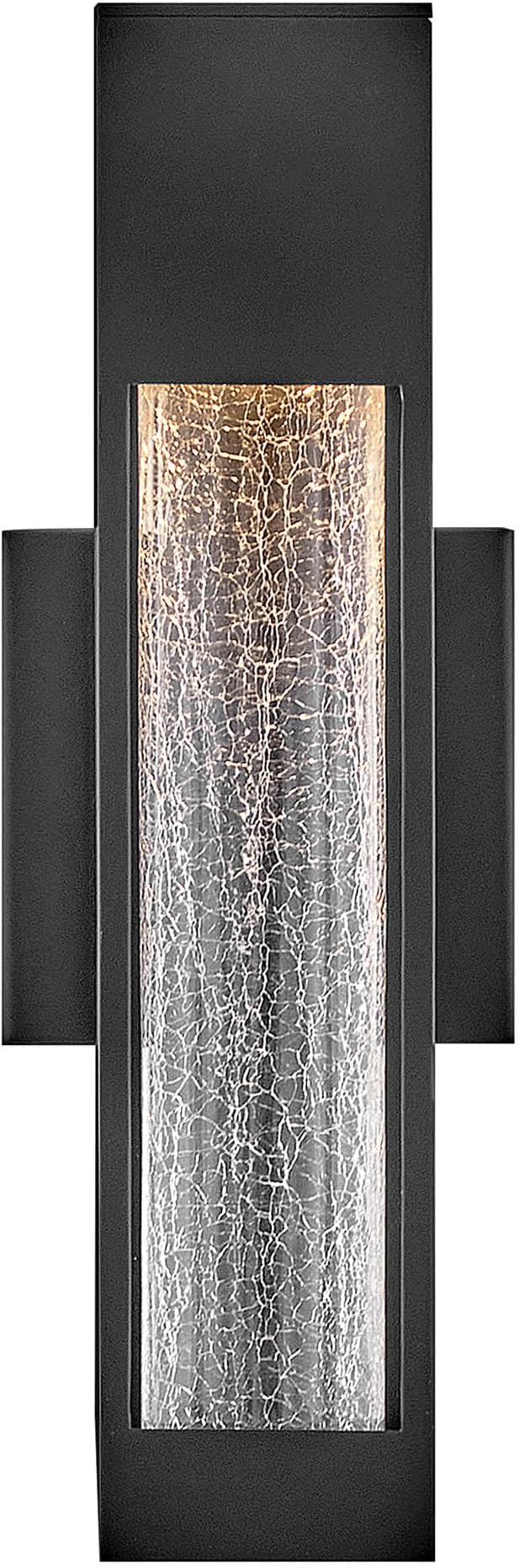 Hinkley Vapor Small Wall Mount Lantern, Black | Lumora
