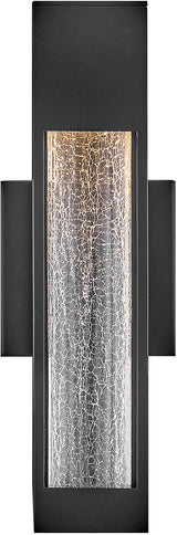 Hinkley Vapor Small Wall Mount Lantern, Black | Lumora