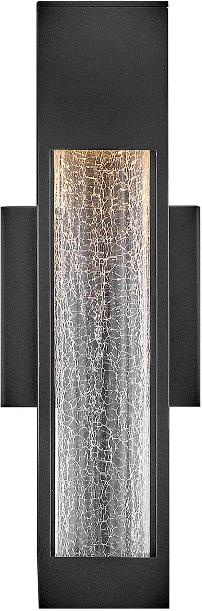 Hinkley Vapor Small Wall Mount Lantern, Black