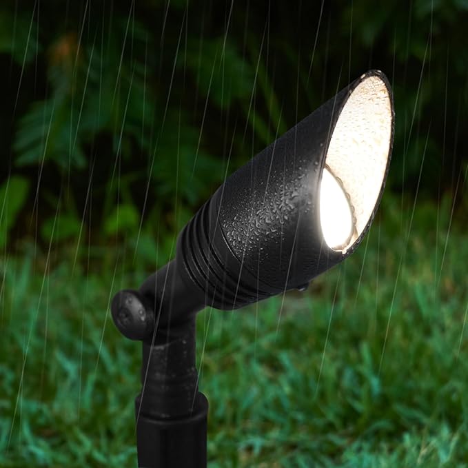 GKOLED 6 Pack LED Low Voltage Spotlights, 12V Landscape Lighting, Outdoor Mini Size Spot Light, Waterproof | Lumora