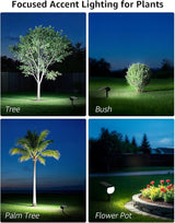 Lepro Solar Decorative Spot Lights 4 Pack, Cool White Modern Accent Lights for - Outdoor Security Flood Light | Lumora