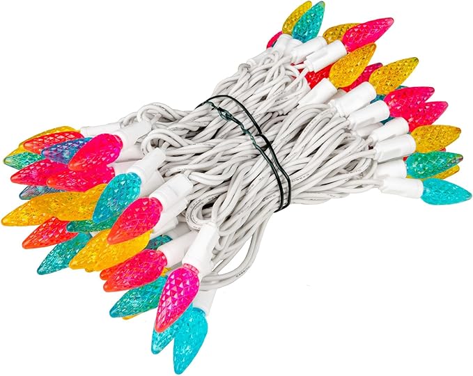 Novelty Lights 24FT 70 LED C6 Easter String Lights - Commercial Grade Outdoor Spring Tree Decorations | Lumora