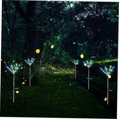 Solar Pathway Light Shape Garden Lamp Dandelion Decor Outdoor Courtyard Lighting