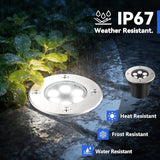JESLED Low Voltage Landscape Lights, 6W LED Well Lights IP67 Waterproof, 6000K Bright - Outdoor Lighting Accessory | Lumora