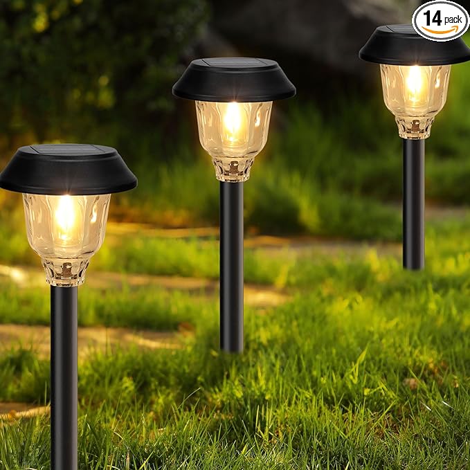 Solar Pathway Lights 6 Pack & 8 Pack Fence Lights