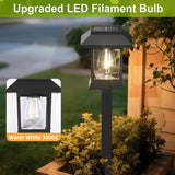 10 Pack Solar Lights for Outside Walkway Pathway Driveway Outdoor Waterproof Led Landscape Lighting for Garden Yard | Lumora