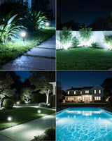 CORESLUX Solar Spot Lights Outdoor Waterproof IP68, 3-in-1 LED Cool Light Solar Landscape Lights, 2 Light Modes | Lumora