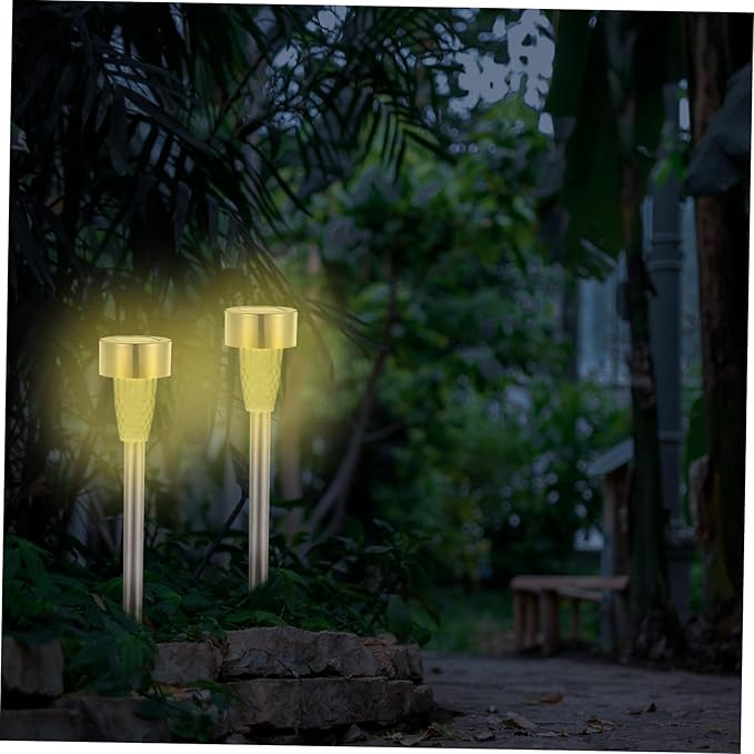 12pcs Outdoor Solar Lights for Solar Pathway Lights Low Voltage Landscape Stake Garden for Decor | Lumora